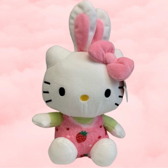 Hello Kitty Strawberry Plush - Picture 2 of 3
